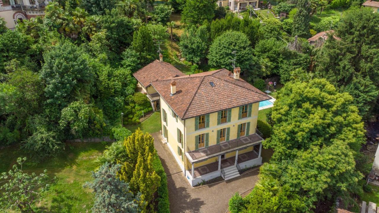 L'Ortensia Della Villa Isabella, Camera Con Vista Lago, Balcone Sul Parco E Bagno Esclusivo All'Esterno Della Camera Stresa Exterior foto